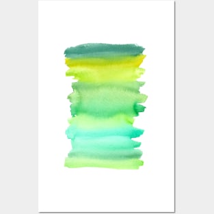 Green Swatches Posters and Art